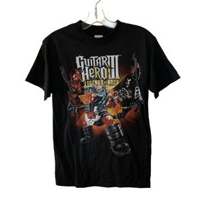 Guitar Hero III Legends of Rock Gamer T Shirt Black Size Small 2007 NEW